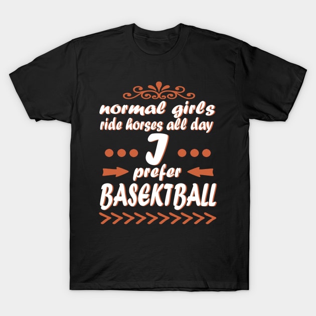 Basketball team team sport gift T-Shirt by FindYourFavouriteDesign